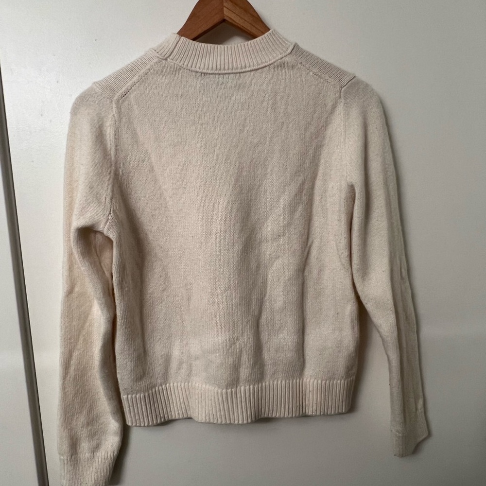 Banana Republic Cream Knit Sweater – Size S - Picture 3 of 3